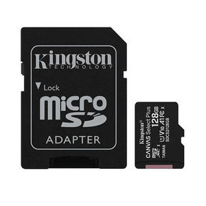 CARTAO DE MEMORIA SD KINGSTON CANVAS SELECT PLUS CLASS 10UHSI 128GB MICRO+ADAPTADOR SDCS2128GB