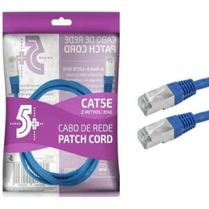 CABO PATCH INFO - PATCH CORD CAT5E FTP - 2M - AZUL