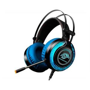 FONE GAMER KMEX MIC PRETO LED RGB ARS930