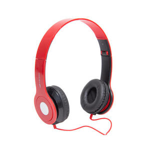 FONE DE OUVIDO C3TECH COM MICROFONE DOBRAVEL VERMELHO - PH-100RD