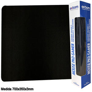 MOUSE PAD SPEED GAMER 700X350X3MM - MP-7035C PRETO - EXBOM