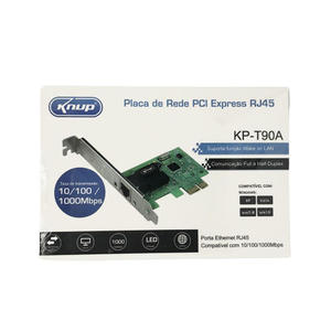 PLACA PCI-E, CONEXAO RJ45, PARA REDE DE COMPUTADOR - MARCA: KNUP - KP-T90A