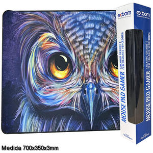 MOUSE PAD SPEED GAMER 700X350X3MM - MP-7035C41 OLHOS FAMINTOS - EXBOM