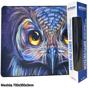 MOUSE PAD EXBOM SPEED GAMER 700X350X3MM - MP-7035C41 OLHOS FAMINTOS