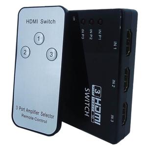 ADAPTADOR SWITCH HDMI COM CONTROLE REMOTO 3 ENTRADAS 1 SAÍDA - KP-3464