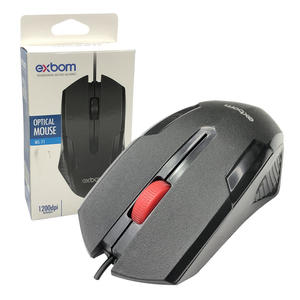 MOUSE USB PRETO MS-71 EXBOM