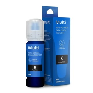 REFIL DE TINTA MULTILASER P/ EPSON T504/544 RF027 100ML - PRETO
