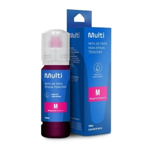 REFIL DE TINTA MULTILASER P/ EPSON T504/544 100ML MAGENTA