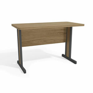 MESA SECRETARIA KAPPESBERG C/ PE METALICO TECA ITALIA DE MADEIRA 1120-TI