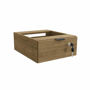 GAVETEIRO DE MESA KAPPESBERG C/1 GAVETA FREIJO