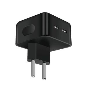 CARREGADOR HREBOS FORTY WATTS - PD 40W COMBINADO (2 SAIDAS TYPE-C DE 20W) - HS-401