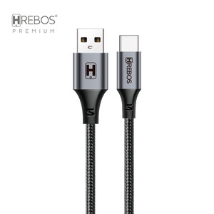 CABO TURBO HREBOS MIDNIGHT USB X TYPE-C 1METRO - CB-219 C