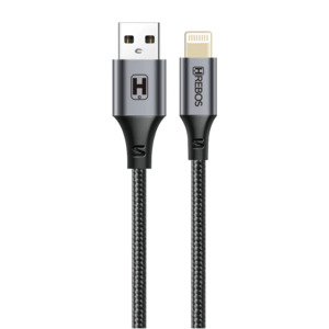 CABO TURBO HREBOS MIDNIGHT USB X LIGHTNING (IPHONE) 1METRO - CB-219 I