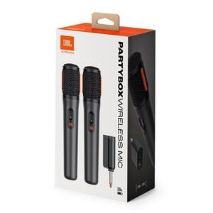 MICROFONE JBL SEM FIO PARTY BOX DUPLO - PRETO