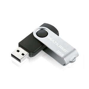 PEN DRIVE 32GB - TWIST PRETO 3.0 (05)PD589