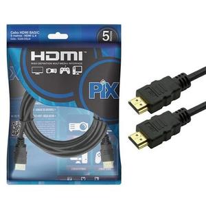 CABO HDMI PIX 5 METROS 1.4 4K ULTRAHD 15 PINOS