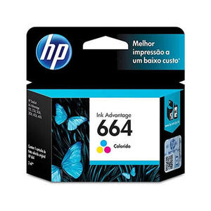 CARTUCHO HP 664 TRICOLOR 2,0 ML F6V28AB