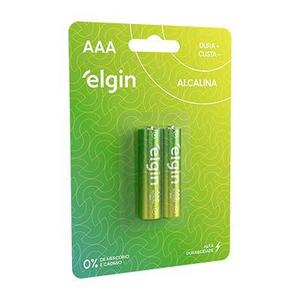 PILHA AAA ALCALINA ELGIN LR03 (BLISTER C/2)
