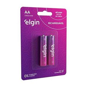 AA-2500 MAH-PILHA RECARREG.ELGIN (BLISTER C/2)