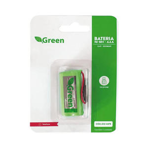 BATERIA 2.4V 600MAH AAA PLUG UNIVERSAL GREEN