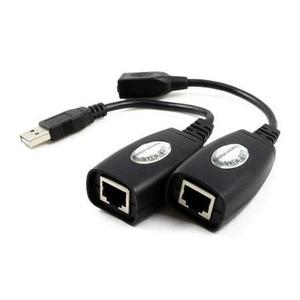 CABO EXTENSOR USB A MACHO PARA USB A FEMEA VIA RJ45 50M