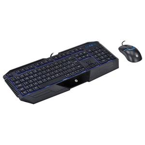 COMBO TECLADO E MOUSE HP PRETO-GK1100