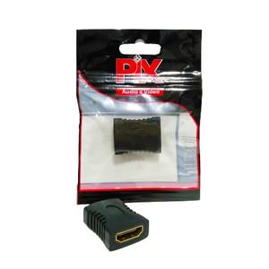 EMENDA HDMI PLASTICO - HDMI FEMEA PARA HDMI FEMEA