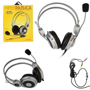 HIPERMUSIC HEADFONE C/MICROFONE/VOLUME/BASS