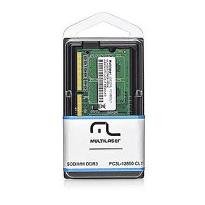 MEMORIA RAM NOTEBOK MULTILASER 4GB DDR3 1600MHZ-MM420