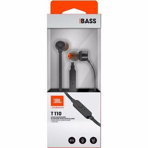 FONE DE OUVIDO JBL PRETO T110BLK