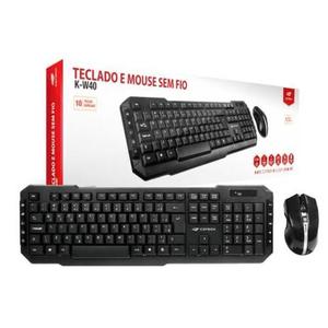 KIT TECL+MOUSE S/FIO K-W40BK C3T