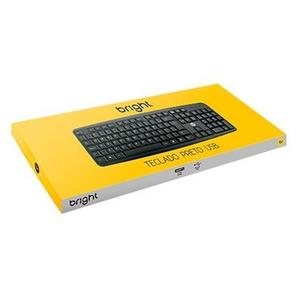 TECLADO BRIGHT 0014 BASIC PRETO USB