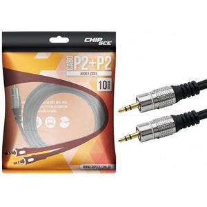 CABO P2 FITZ - P2 + P2 ESTEREO PLUG METAL - 10M