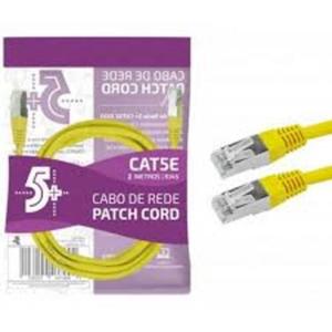 CABO PATCH INFO - PATCH CORD CAT5E FTP - 2M - AMARELO