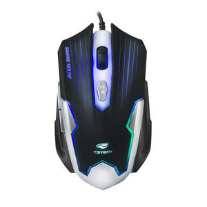 MOUSE C3TECH GAMER MG11 BSI PRETO PRATA