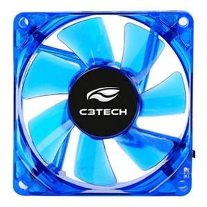 COOLER FAN C3TECH F7-L50BL STORM 8CM LED