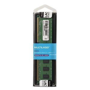 MEMORIA MULTILASER DDR3 UDIMM 4GB 1600 MHZ (05) MM410