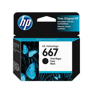 CARTUCHO HP 667 3YM79AB PRETO