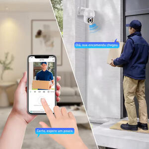 CAMERA ICSEE IP WIFI ROTATIVA A8 FHD COR BRANCO