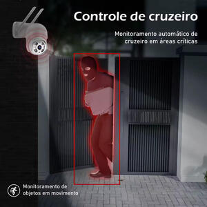CAMERA ICSEE IP WIFI ROTATIVA A8 FHD COR BRANCO