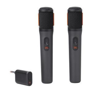 MICROFONE JBL SEM FIO PARTY BOX DUPLO - PRETO