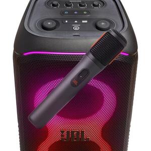 MICROFONE JBL SEM FIO PARTY BOX DUPLO - PRETO