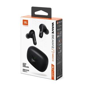 FONE DE OUVIDO JBL WAVE BEAM 2 C/ CANCELAMENTO DE RUÍDO - PRETO