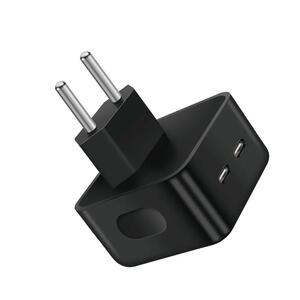 CARREGADOR HREBOS FORTY WATTS - PD 40W COMBINADO (2 SAIDAS TYPE-C DE 20W) - HS-401