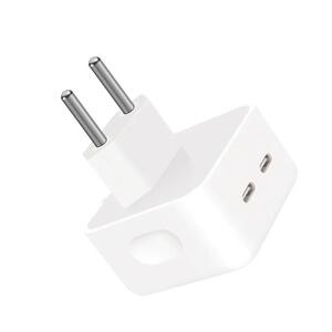 CARREGADOR HREBOS FORTY WATTS - PD 40W COMBINADO (2 SAIDAS TYPE-C DE 20W) - HS-401