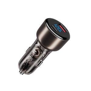 CARREGADOR HREBOS VEICULAR PREMIUM 48W - USB-C + USB - CRV-501