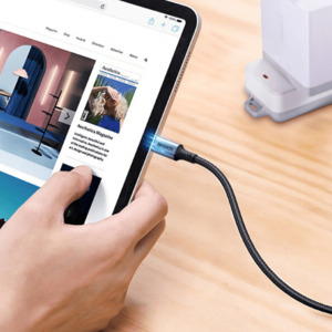 CABO TURBO HREBOS MIDNIGHT USB X LIGHTNING (IPHONE) 1METRO - CB-219 I